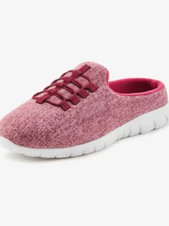 Chaussons sneakers à enfiler, légèrement chinées