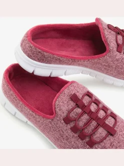 Chaussons sneakers à enfiler, légèrement chinées