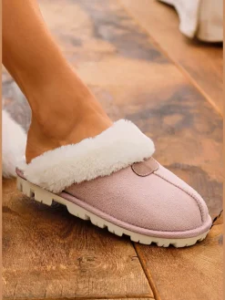 Chaussons très chaudes, imitation fourrure douce