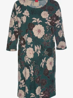 Chemise de nuit au motif floral botanique