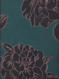 Chemise de nuit au motif floral botanique
