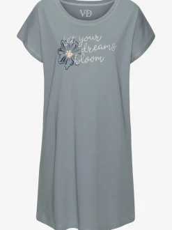Chemise de nuit avec joli imprimé devant