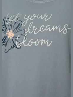 Chemise de nuit avec joli imprimé devant