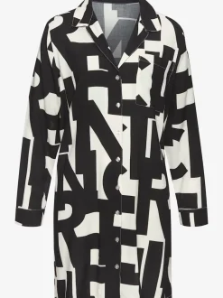 Chemise de nuit à col classique