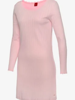 Chemise de nuit courte fantaisie en tricot ajouré