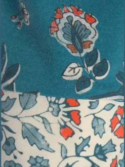 Chemise de nuit fantaisie, imprimé floral