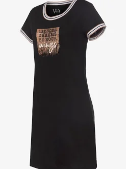 Chemise de nuit, imprimé devant