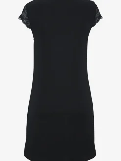 Chemise de nuit élégante avec encolure arrondie intégrée