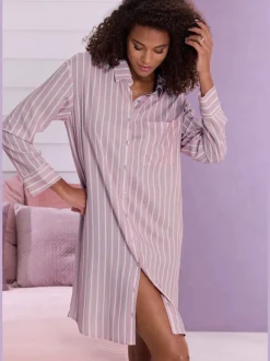 Chemise de nuit à manches longues