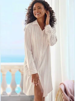 Chemise de nuit à manches longues