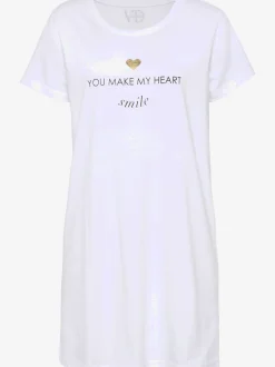 Chemise de nuit t-shirt de nuit avec imprimé devant