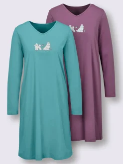 Chemises de nuit jersey fin