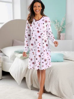 Chemises de nuit à manches longues jersey fin