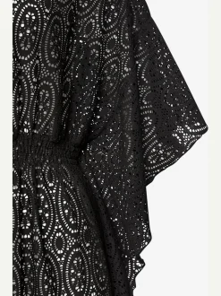 Chemisier caftan ajouré avec encolure en V devant