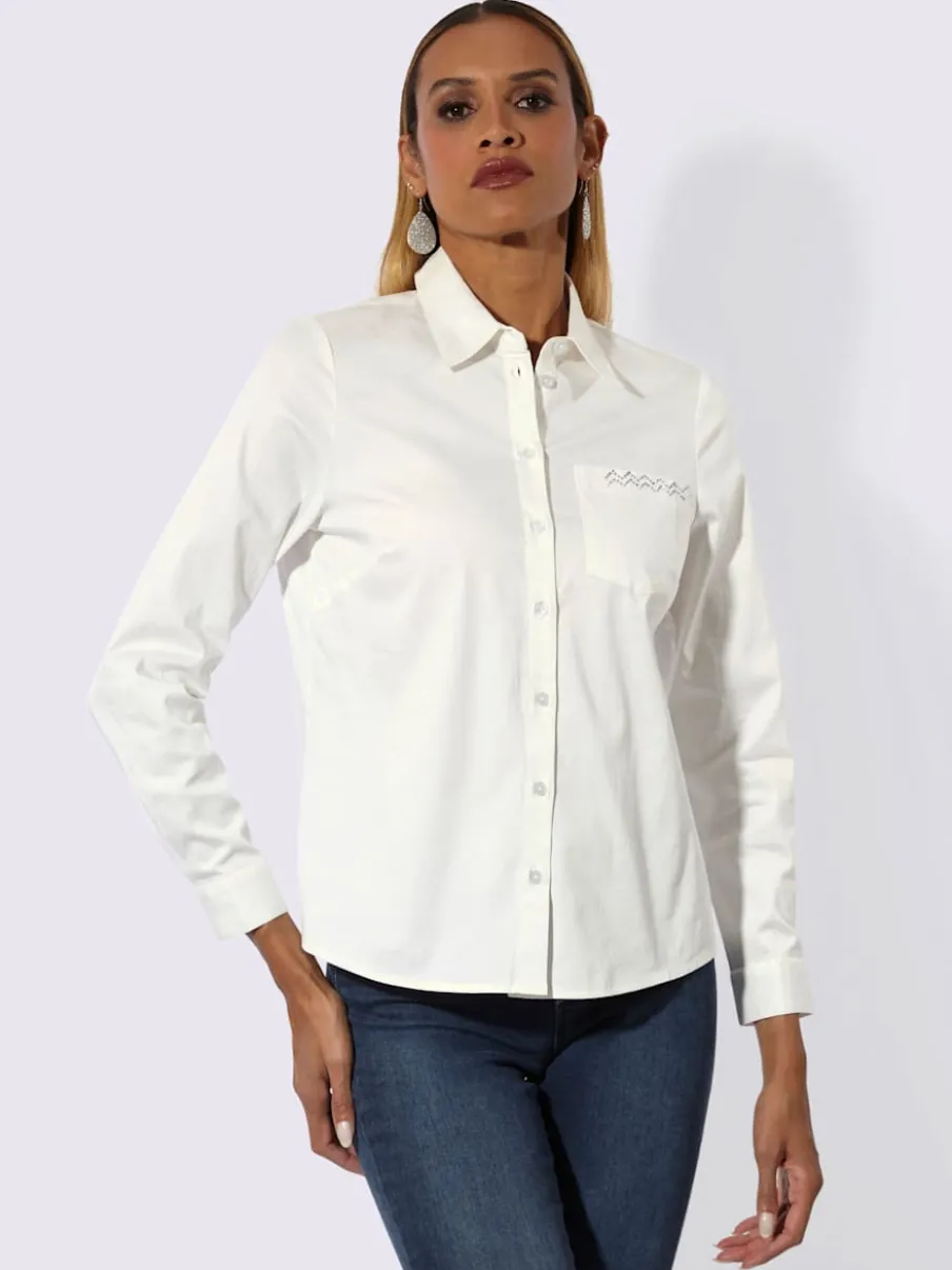 Chemisier en coton 97% coton