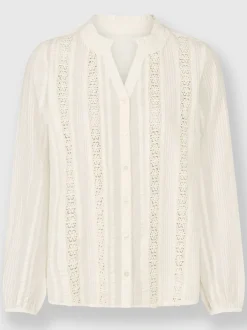 Chemisier en dentelle pur coton
