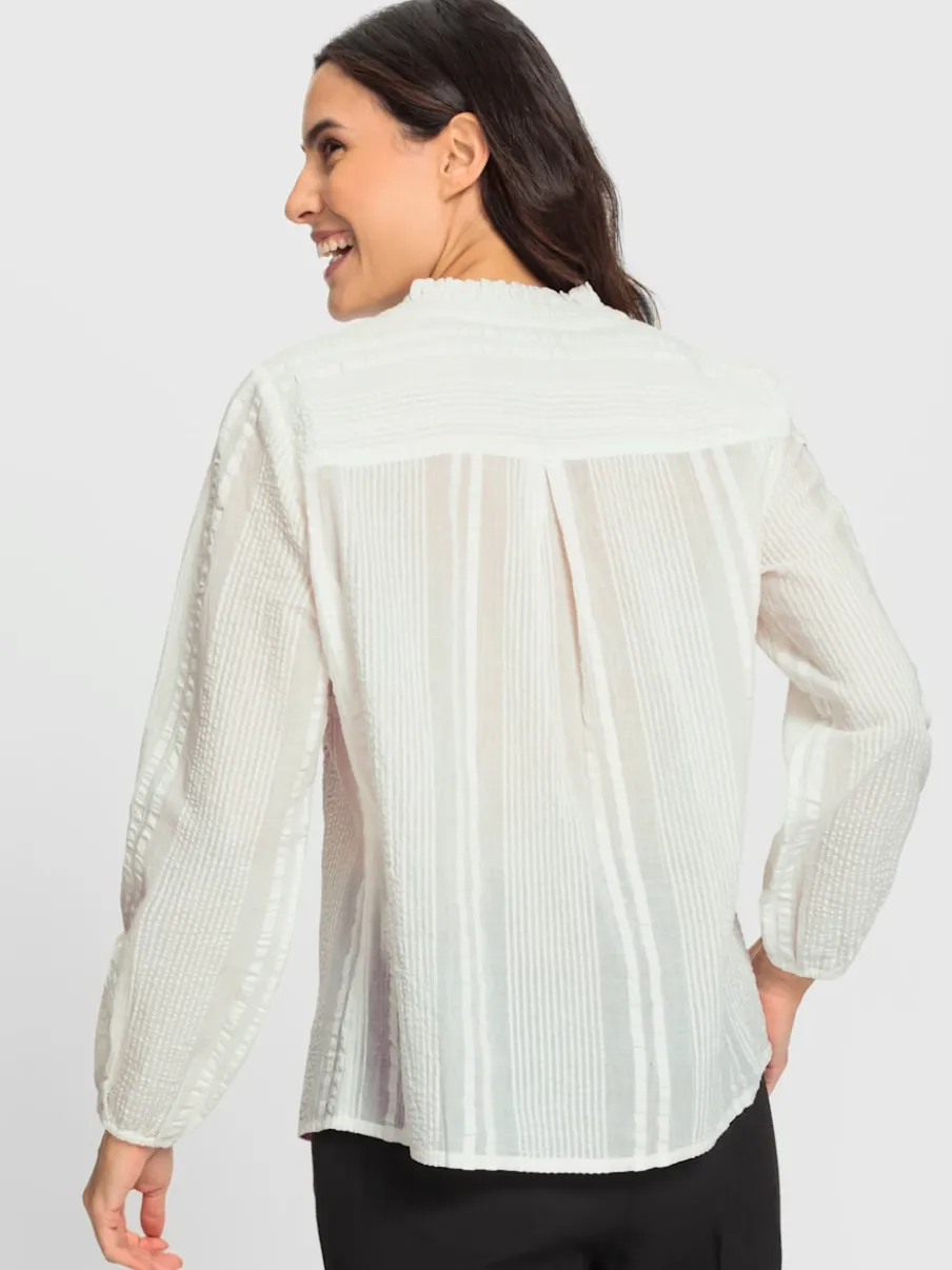 Chemisier en dentelle pur coton