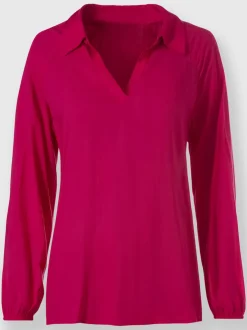 Chemisier à enfiler en modal avec col chemise