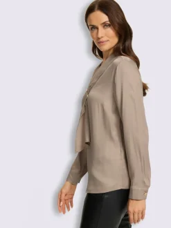 Chemisier en satin jolie brillance
