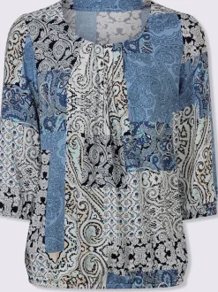 Chemisiers en viscose fluide à motifs floraux avec manches