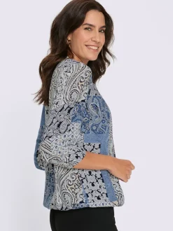 Chemisiers en viscose fluide à motifs floraux avec manches