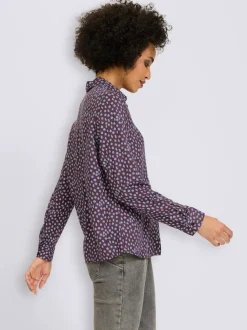 Chemisier superbe motif à pois