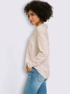 Chemisier superbe motif à pois