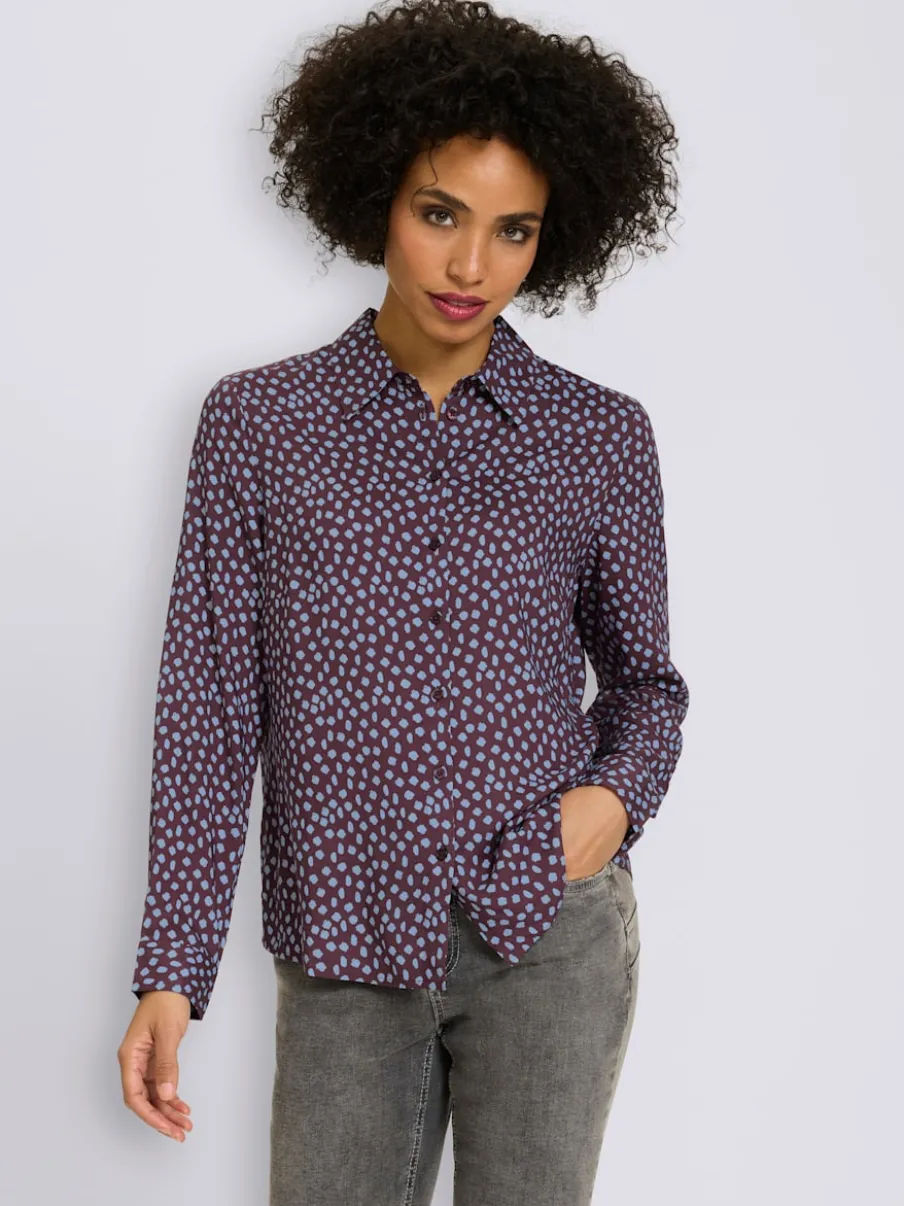 Chemisier superbe motif à pois
