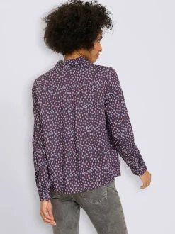 Chemisier superbe motif à pois