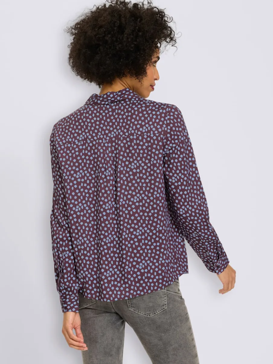 Chemisier superbe motif à pois