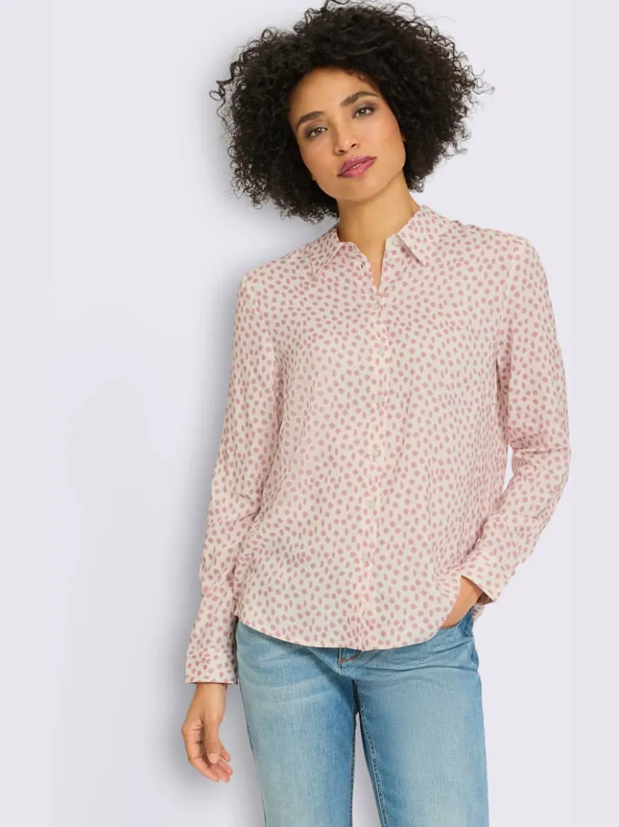 Chemisier superbe motif à pois
