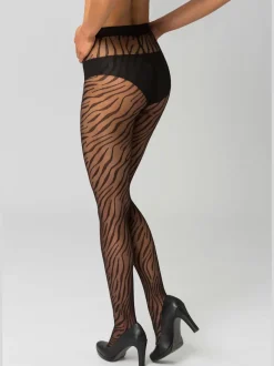 Collants fins collant à motif