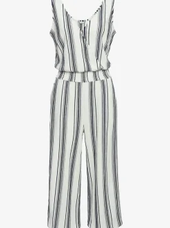 Combinaison pantalon large combinaison avec haut chevauchant