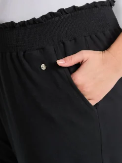 Corsaire ceinture smockée