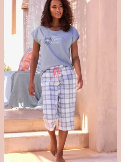Corsaire pantalon de pyjama court