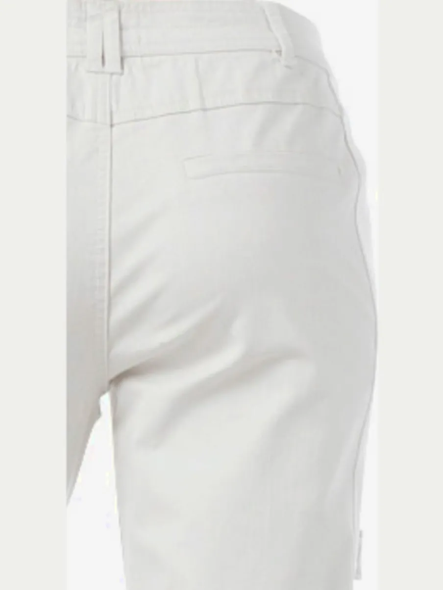 Corsaires avec poches élasthanne et coupe droite ajustée