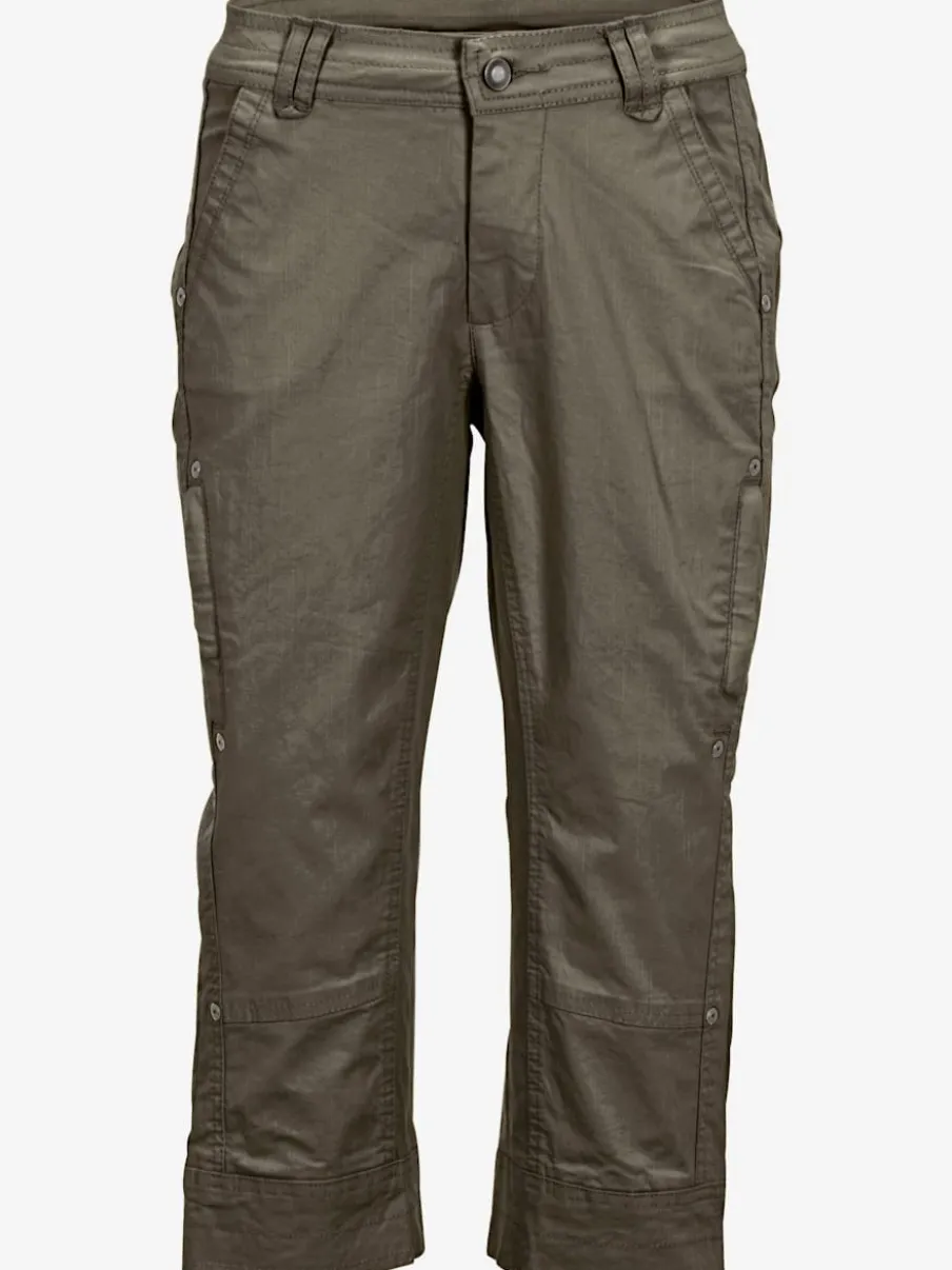 Corsaires avec poches élasthanne et coupe droite ajustée