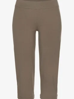 Corsaires basiques avec ourlet ajustable et ceinture confortable