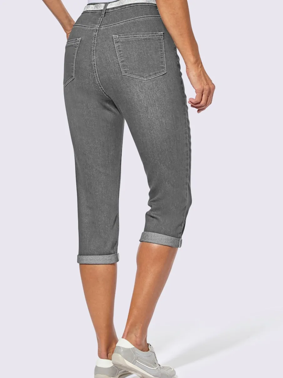 Corsaires cinq poches avec ceinture mode incluse