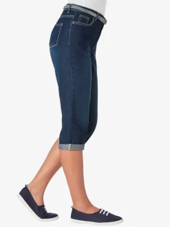 Corsaires cinq poches avec ceinture mode incluse