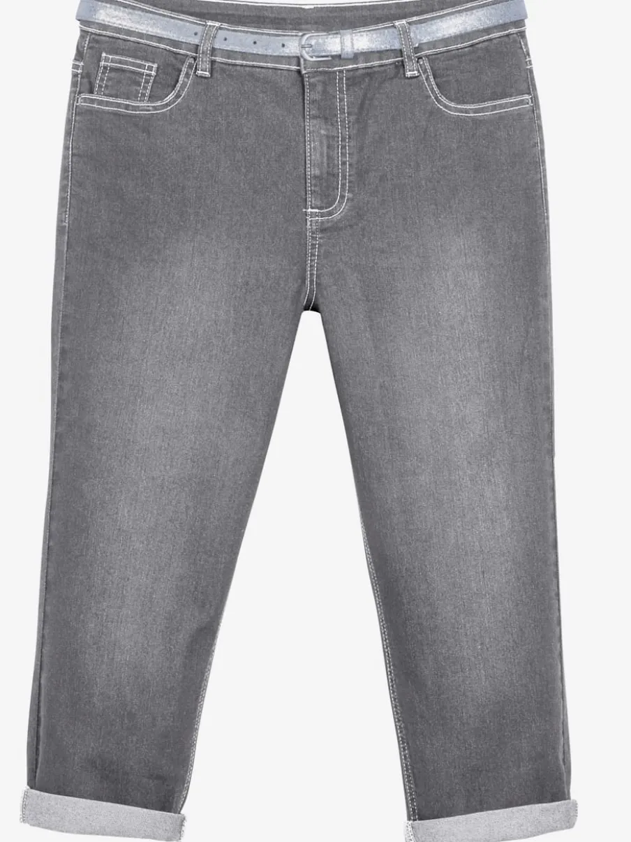Corsaires cinq poches avec ceinture mode incluse