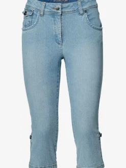 Corsaires en jean avec Power Mesh et élasticité intégrée