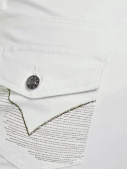 Corsaires en jean avec Power Mesh et élasticité intégrée