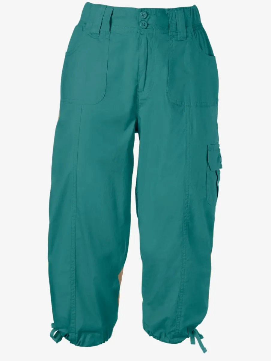 Corsaires sportifs avec ceinture élastique et poches pratiques