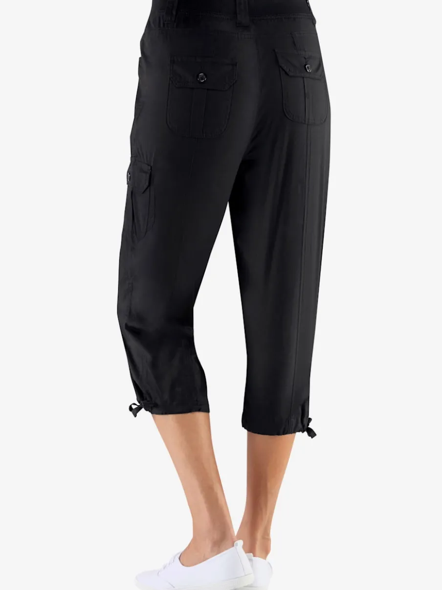 Corsaires sportifs avec ceinture élastique et poches pratiques