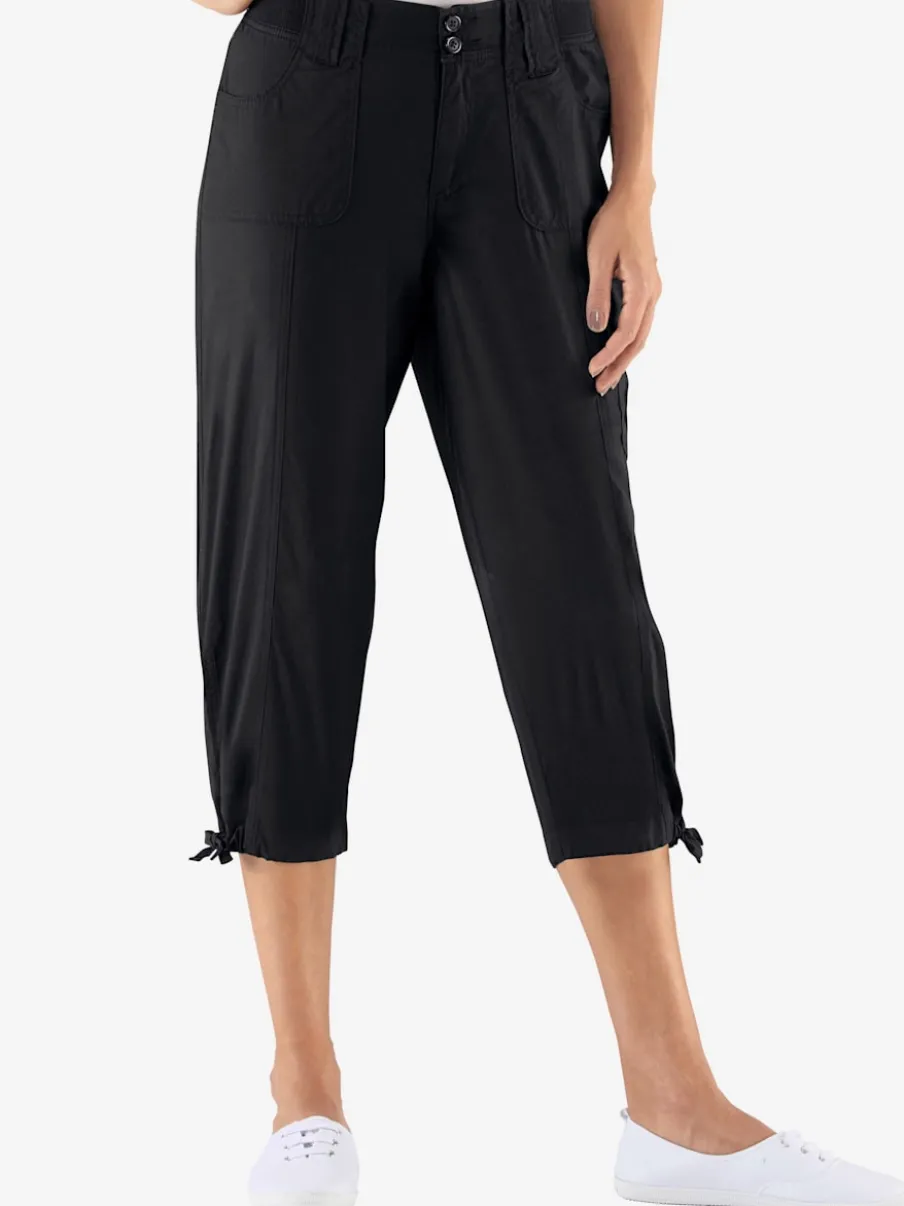 Corsaires sportifs avec ceinture élastique et poches pratiques