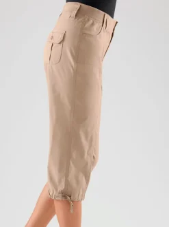 Corsaires sportifs avec ceinture élastique et poches pratiques