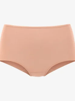 Culotte taille haute finitions élastiques et plates à la taille et aux échancrures