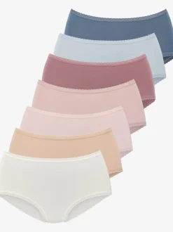 Culotte taille haute lot de 7 slips taille haute vivance