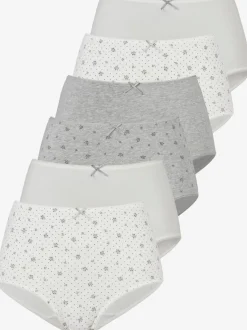 Culotte taille haute lot de 6 slips taille haute pratique